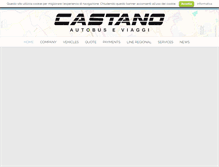 Tablet Screenshot of castanobus.it